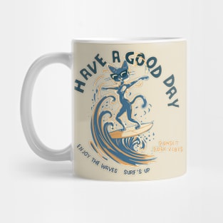 Cat Surfing 7602 Mug